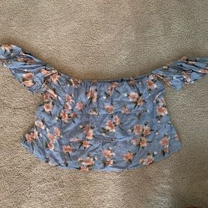 flowy american eagle top